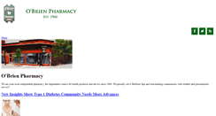 Desktop Screenshot of obrienpharmacy.com